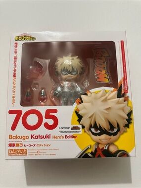 My Hero Academia Katsuki Bakugo (Hero's Edition) Nendoroid Action Figure 705 New